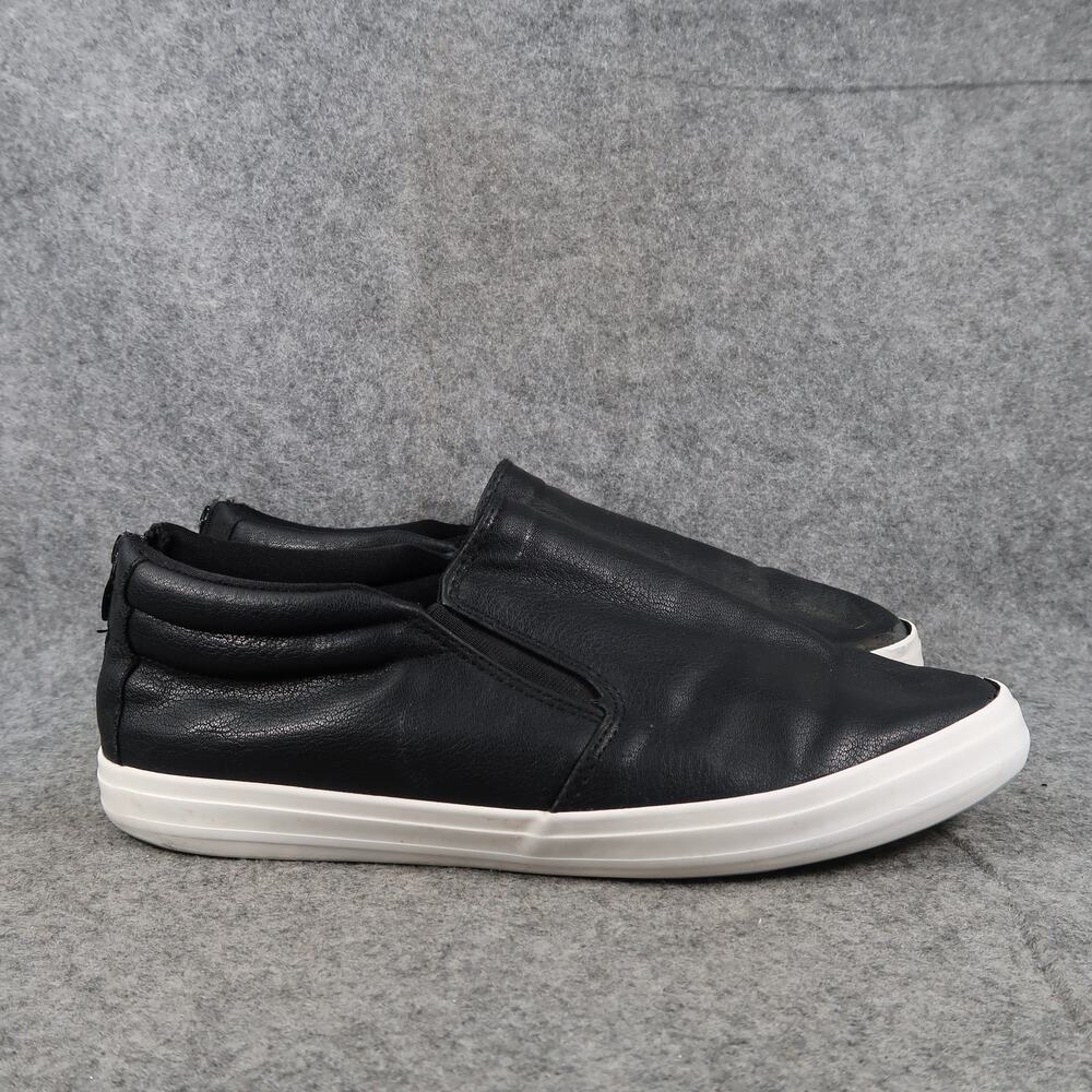 Comfortview Shoes Womens 11 Fashion Sneakers Casual Trainer Black Heel Zip Flat
